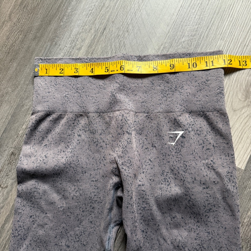 GymShark Adapt Fleck Leggings Gray Blue Small Workout Gym - Picture 8 of 12